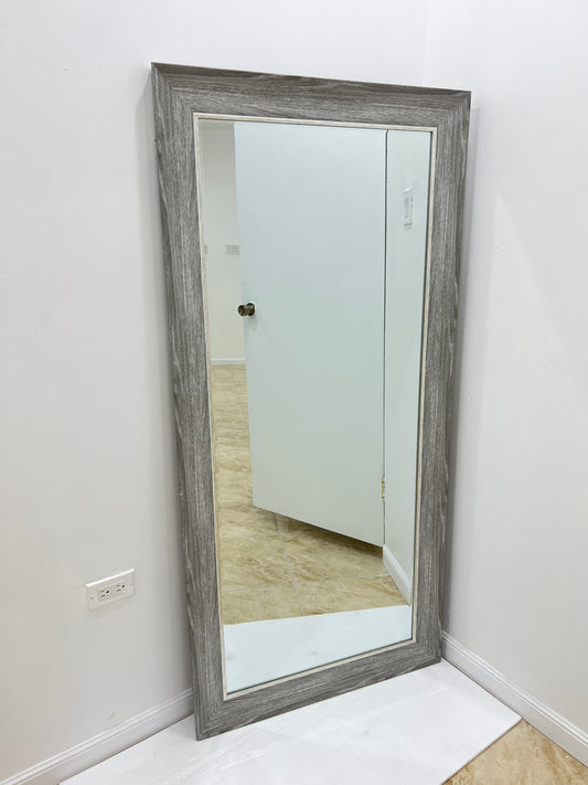 Grey Frame Standing Mirror