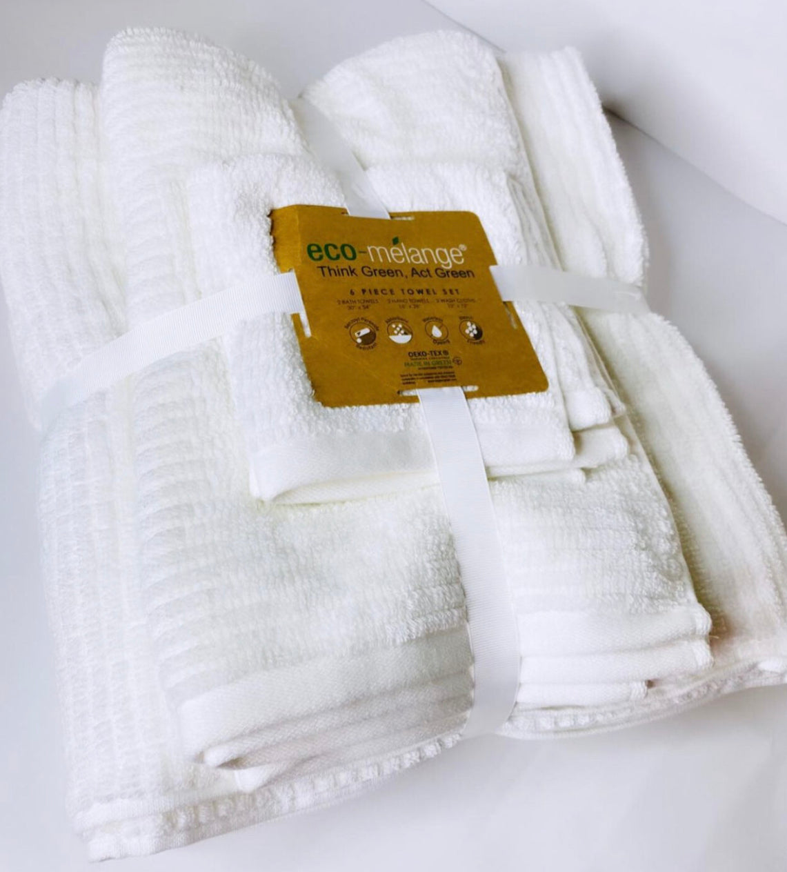 ECO-Melange 6pc Towel Set